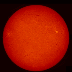 Image of Sun's chromosphere