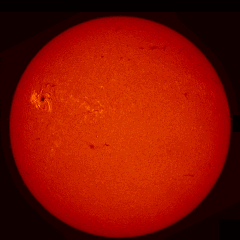 Image of Sun's chromosphere