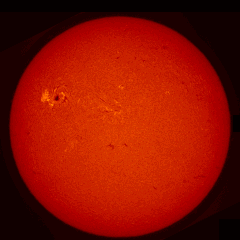 Image of Sun's chromosphere