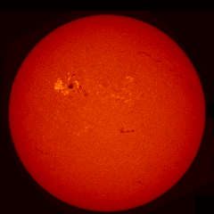 Image of Sun's chromosphere