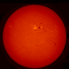 Image of Sun's chromosphere