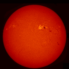 Image of Sun's chromosphere