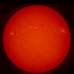 Image of Sun's chromosphere