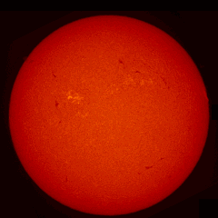 Image of Sun's chromosphere