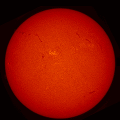 Image of Sun's chromosphere