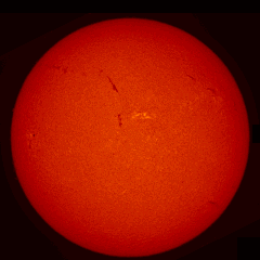 Image of Sun's chromosphere