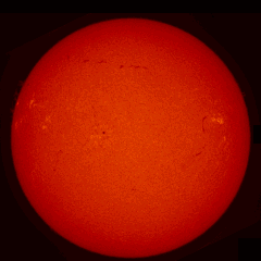 Image of Sun's chromosphere