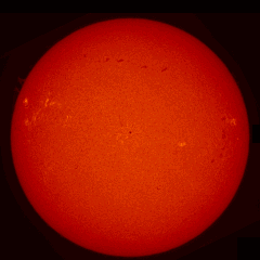 Image of Sun's chromosphere