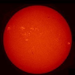 Image of Sun's chromosphere