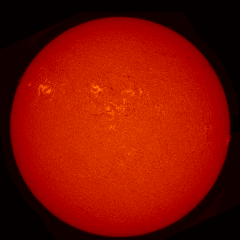 Image of Sun's chromosphere