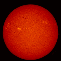 Image of Sun's chromosphere