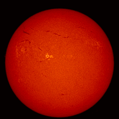 Image of Sun's chromosphere