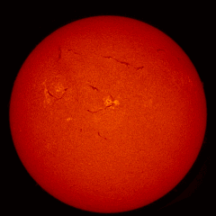 Image of Sun's chromosphere