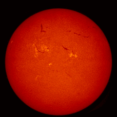 Image of Sun's chromosphere