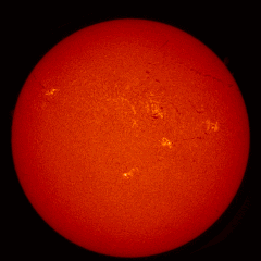 Image of Sun's chromosphere