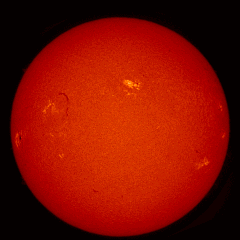 Image of Sun's chromosphere