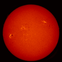 Image of Sun's chromosphere