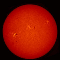 Image of Sun's chromosphere