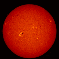 Image of Sun's chromosphere