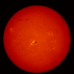 Image of Sun's chromosphere