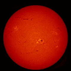 Image of Sun's chromosphere