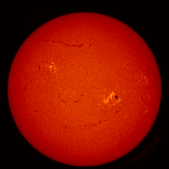 Image of Sun's chromosphere