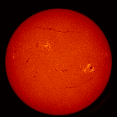 Image of Sun's chromosphere