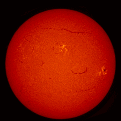 Image of Sun's chromosphere