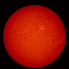 Image of Sun's chromosphere