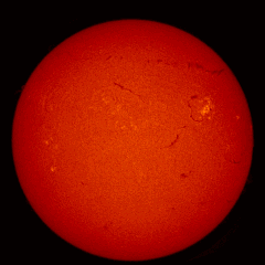 Image of Sun's chromosphere