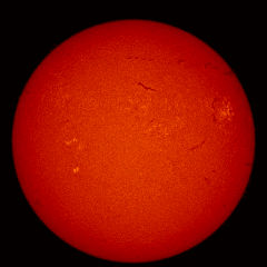 Image of Sun's chromosphere