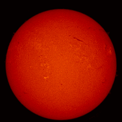 Image of Sun's chromosphere