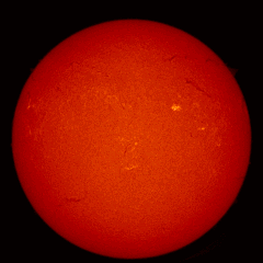 Image of Sun's chromosphere