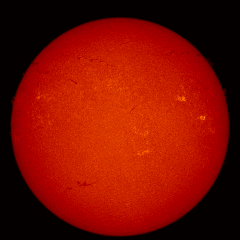 Image of Sun's chromosphere