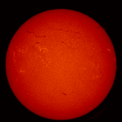 Image of Sun's chromosphere