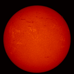 Image of Sun's chromosphere