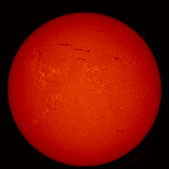 Image of Sun's chromosphere