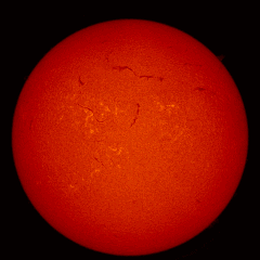 Image of Sun's chromosphere