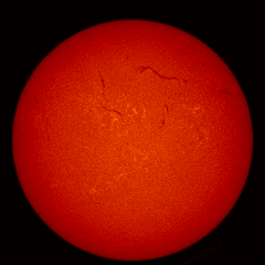 Image of Sun's chromosphere