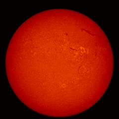 Image of Sun's chromosphere