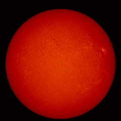 Image of Sun's chromosphere