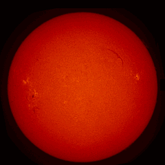 Image of Sun's chromosphere