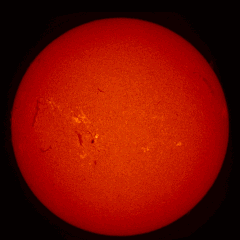 Image of Sun's chromosphere