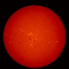 Image of Sun's chromosphere