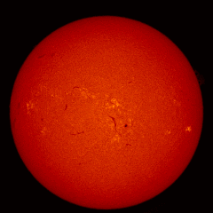 Image of Sun's chromosphere