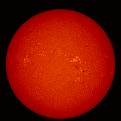 Image of Sun's chromosphere