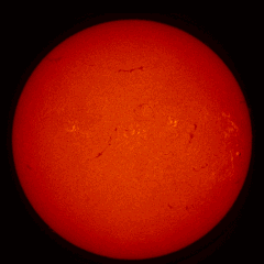 Image of Sun's chromosphere