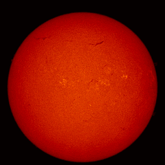 Image of Sun's chromosphere