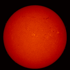 Image of Sun's chromosphere