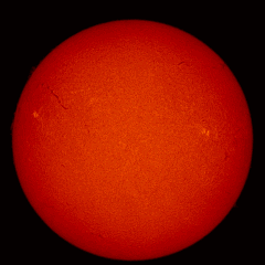 Image of Sun's chromosphere